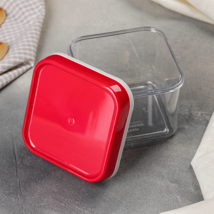 Банка 600 мл для сыпучих продуктов, цвет МИКС