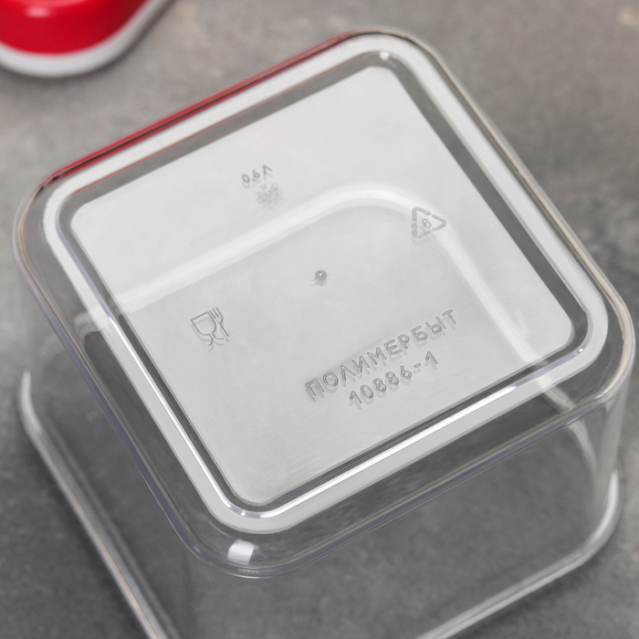 Банка 600 мл для сыпучих продуктов, цвет МИКС