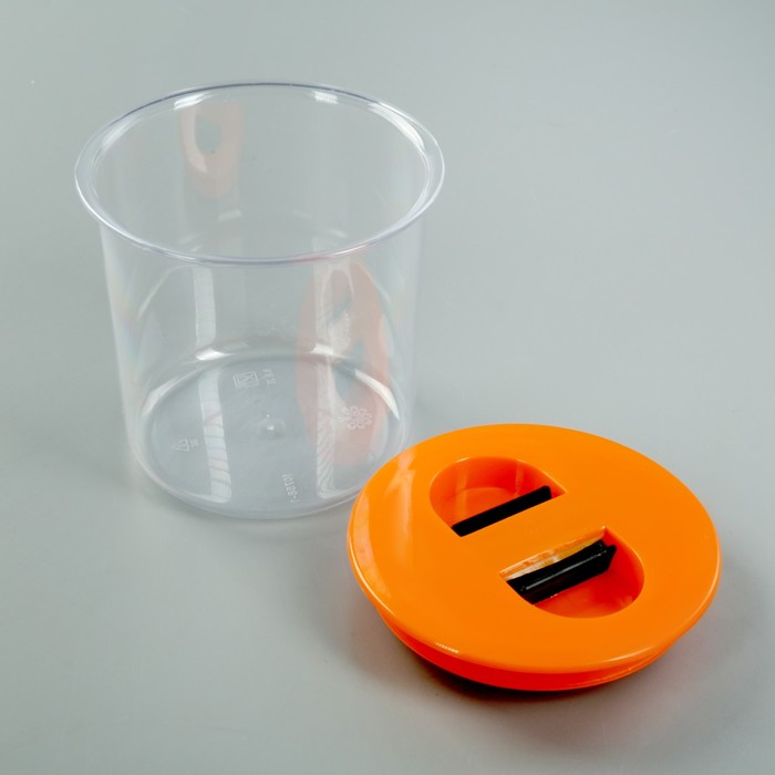 Банка 600 мл для сыпучих круглая, цвет МИКС