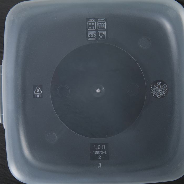 Контейнер пищевой 1 л "Каскад", цвет МИКС