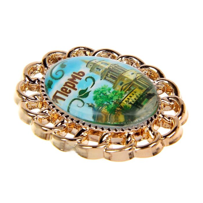 Магнит с фигурной рамкой «Пермь. Художественная галерея»