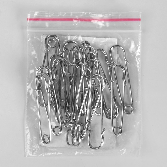 Булавка шляпная, 38мм, цвет серебристый