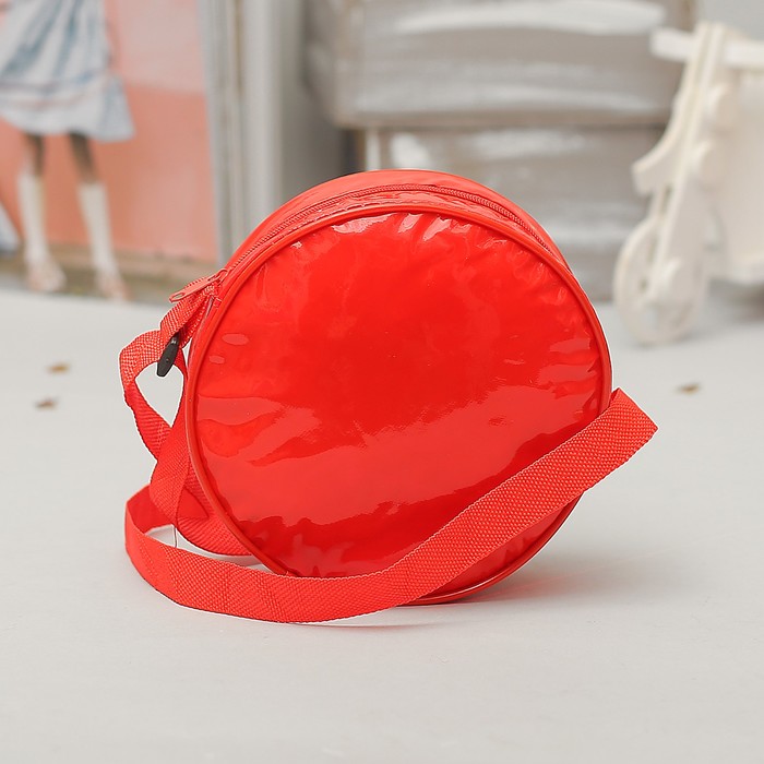 Сумочка детская "Божья коровка" круглая, d=15,5см