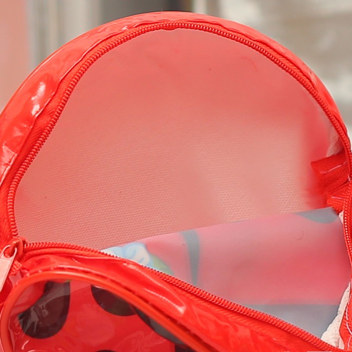 Сумочка детская "Божья коровка" круглая, d=15,5см