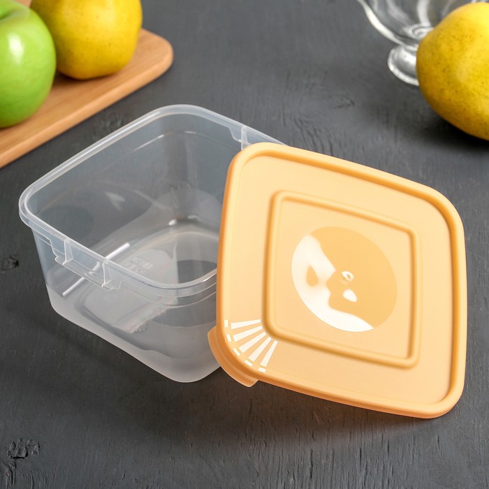 Набор пищевых контейнеров 1 л "Каскад", 3 шт, цвет МИКС