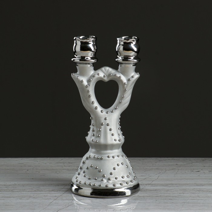 Подсвечник "Канделябр" серебро