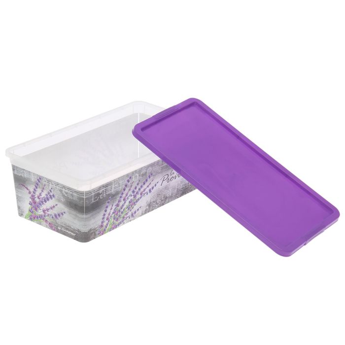 Короб прямоугольный 5,5 л "Прованс", цвет МИКС