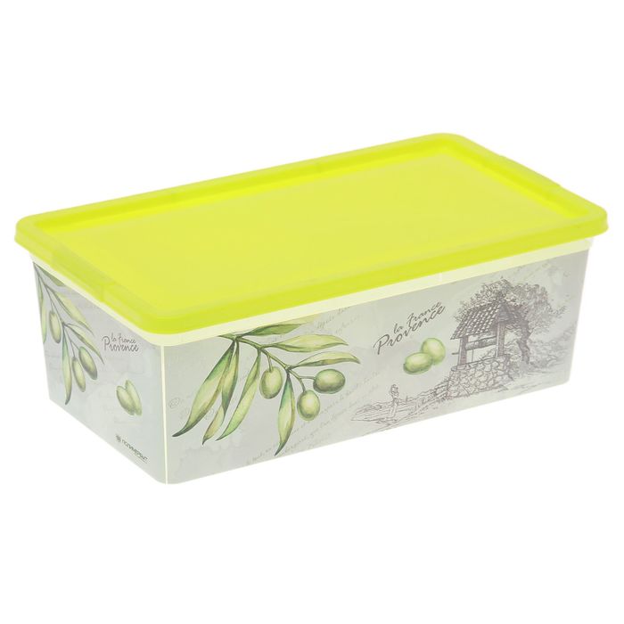 Короб прямоугольный 5,5 л "Прованс", цвет МИКС