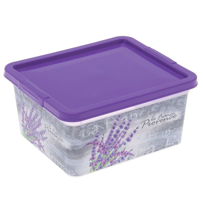 Короб прямоугольный 1,9 л "Прованс", цвет МИКС
