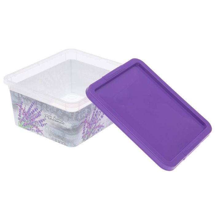 Короб прямоугольный 1,9 л "Прованс", цвет МИКС