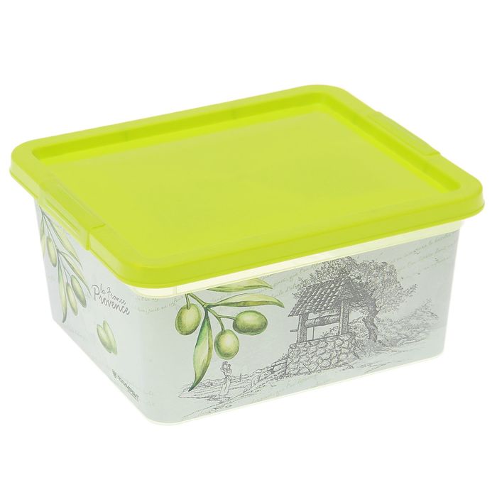 Короб прямоугольный 1,9 л "Прованс", цвет МИКС