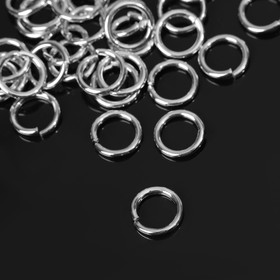 Кольцо соединительное 1,4*10мм (набор 50 гр, ±145 шт) СМ-984, цвет серебро