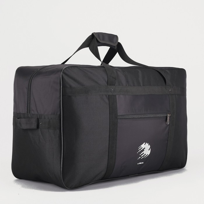 Сумка дорожная, 1 отдел на молнии, наружный карман, цвет чёрный