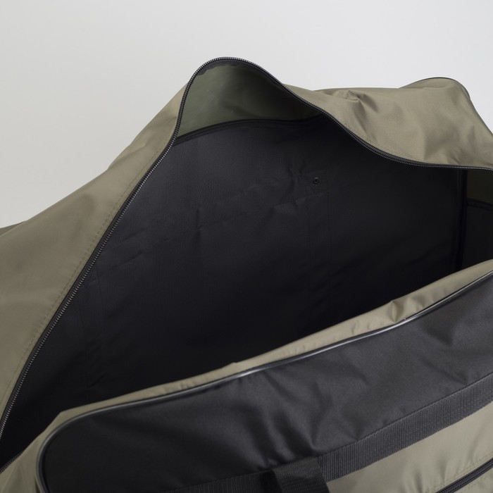 Сумка дорожная, 1 отдел на молнии, наружный карман, цвет хаки