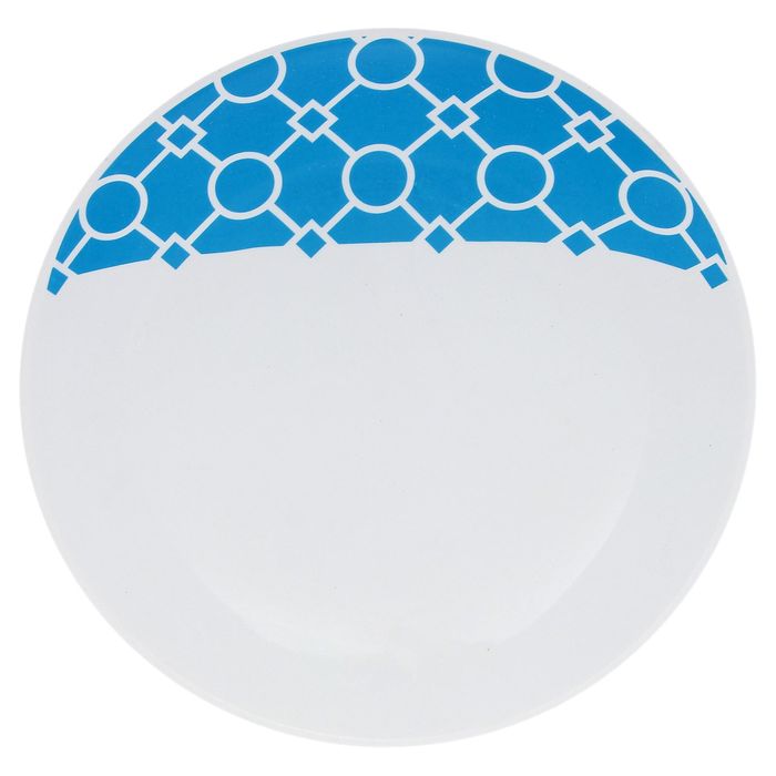 Тарелка мелкая 22 см "Соната. Лазурь"