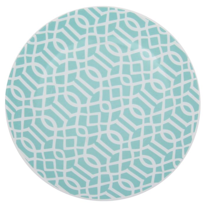 Тарелка мелкая 19 см "Соната. Бирюза", МИКС