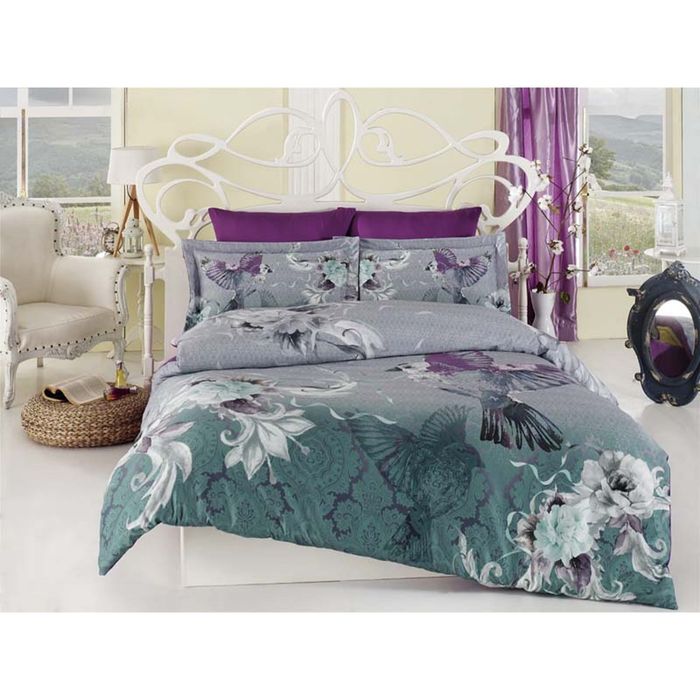 Постельное бельё SILVA 2 сп., 240х260, 200x220, 50x70-2 шт., 70x70-2 шт., сатин 120г/м²