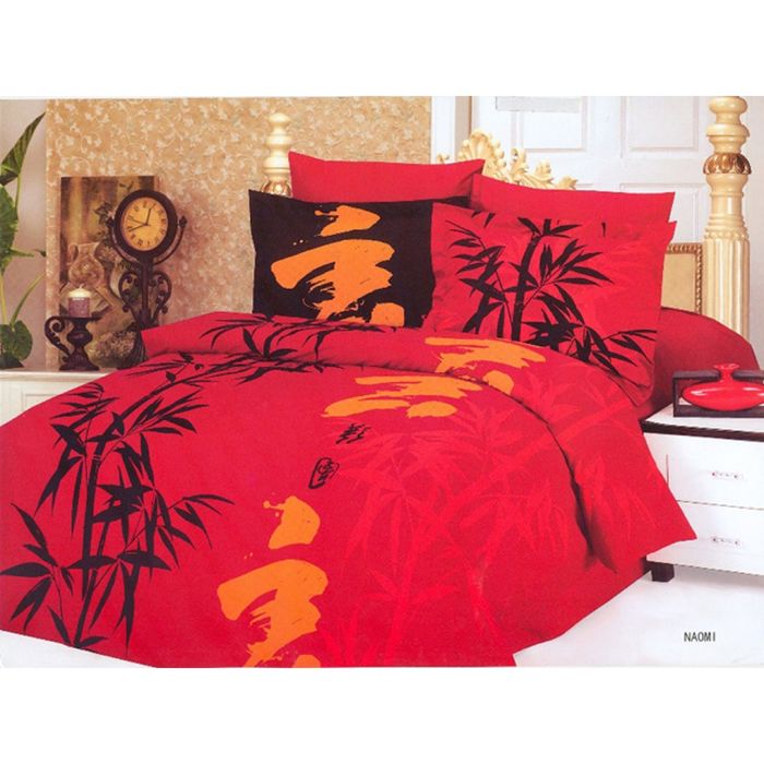 Постельное бельё NAOMI 2сп., 240х260, 200x220, 50x70-2 шт., 50x70-2шт., сатин 120 г/м²