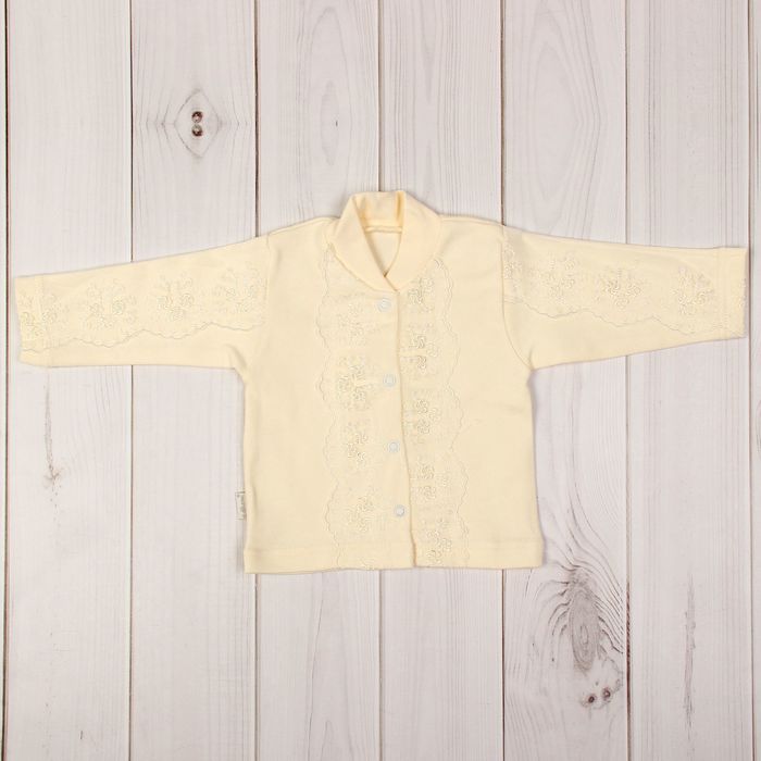 Кофточка детская, рост 68 см, цвет бежевый 821_М