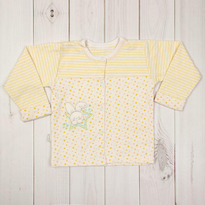 Кофточка детская,  рост 68 см, цвет жёлтый 856_М