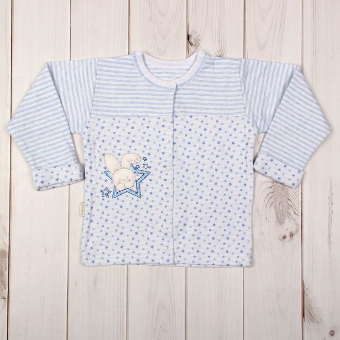 Кофточка детская, рост 68 см, цвет голубой 856_М