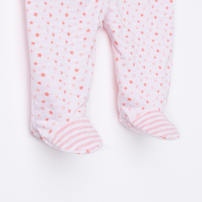 Полукомбинезон детский, рост 62 см, цвет розовый 858_М