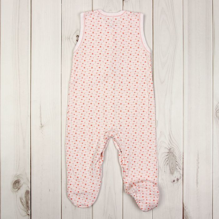 Полукомбинезон детский, рост 62 см, цвет розовый 858_М