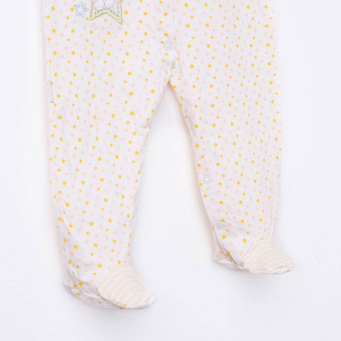 Полукомбинезон детский, рост 74 см, цвет жёлтый 858_М