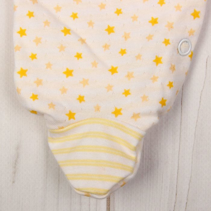 Полукомбинезон детский, рост 74 см, цвет жёлтый 858_М