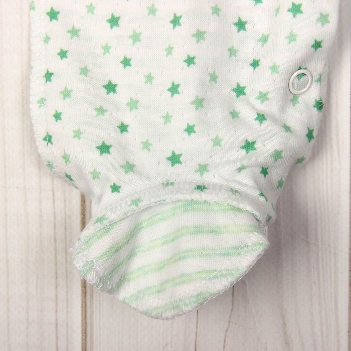 Полукомбинезон детский, рост 74 см, цвет зелёный 858_М