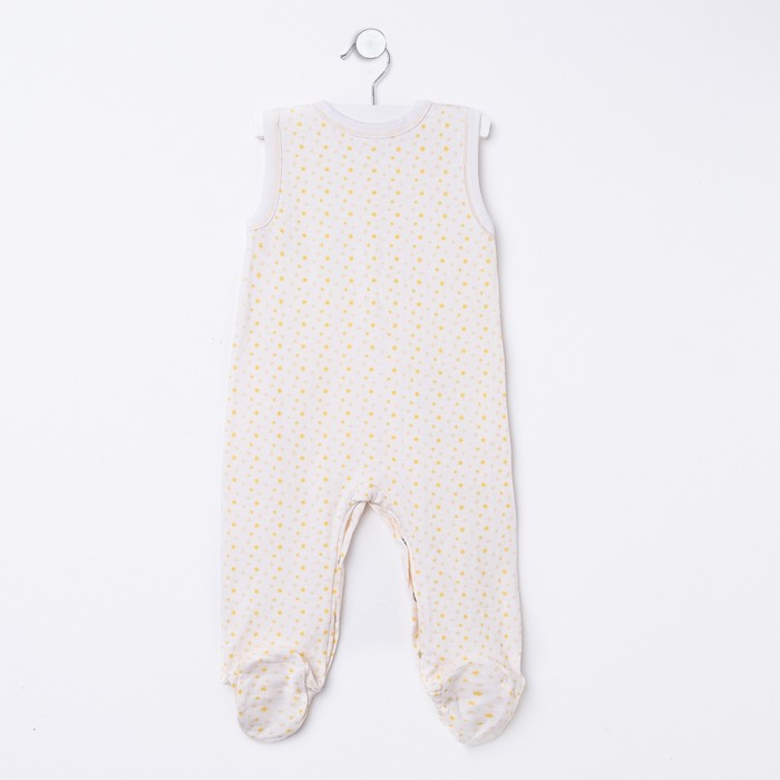 Полукомбинезон детский, рост 80 см, цвет жёлтый 858_М