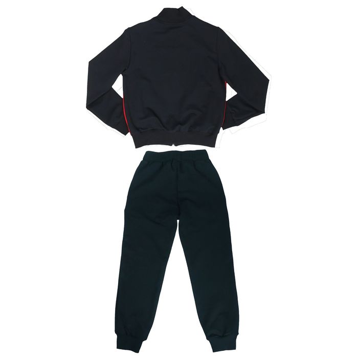 Костюм спортивный для девочки, рост 122 см (64), цвет синий/красный 33-КД-28Ш