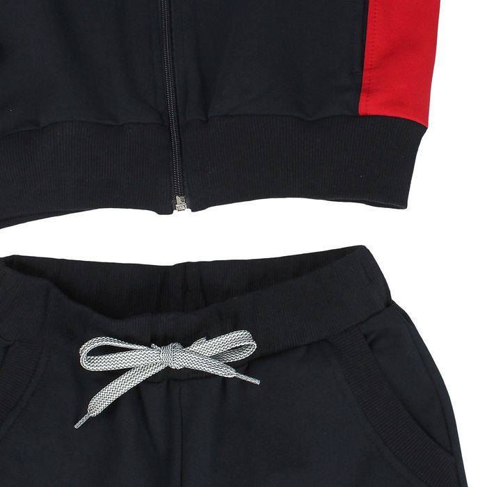 Костюм спортивный для девочки, рост 164 см (80), цвет синий/красный 33-КП-28Ш