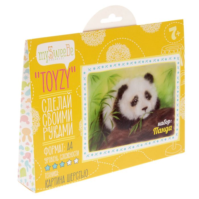 Набор для создания картины "Панда", А4