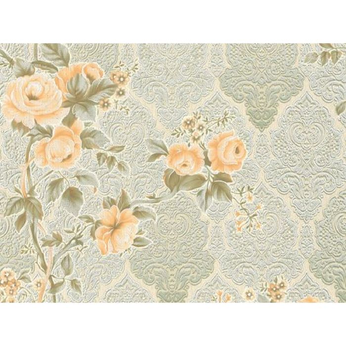 Обои акриловые 7090 (04) "Грейс", зелёные, 0,53х10м