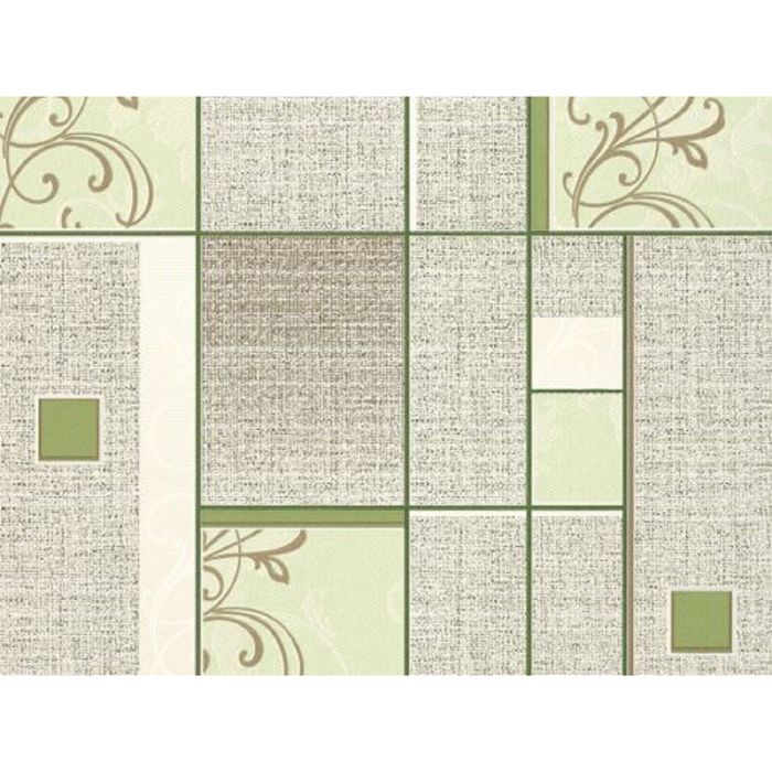 Обои виниловые С 946 (04) "Пифагор", зелёные, 0,53х10 м