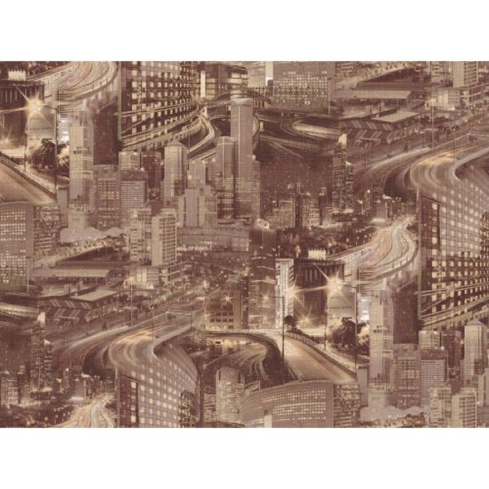 Обои виниловые горячего тиснения L487 (12) "Столица", бордо, 1,06х10 м