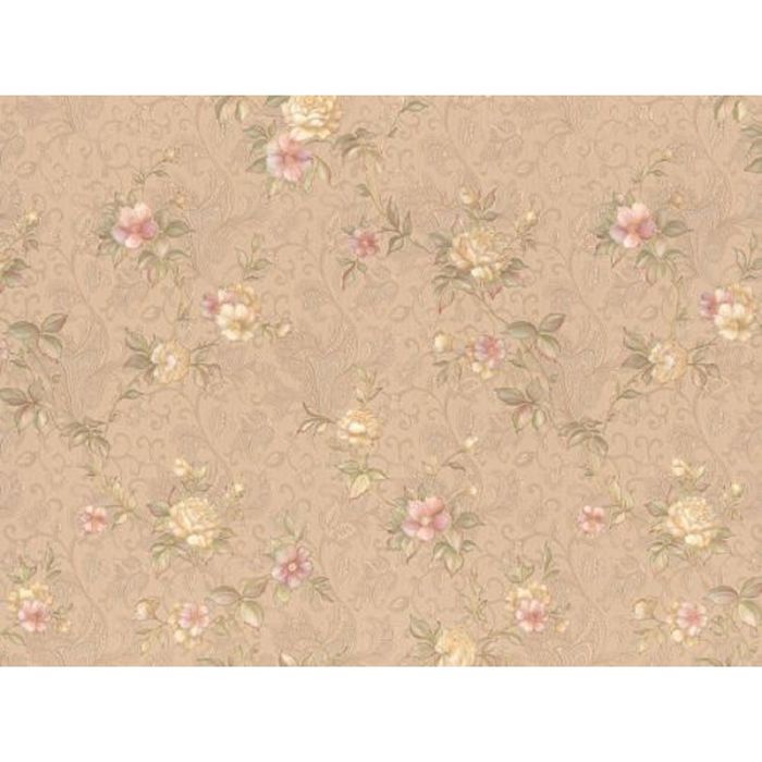 Обои виниловые горячего тиснения 8507 (08) "Сеньорита", хаки, 1,06х10 м