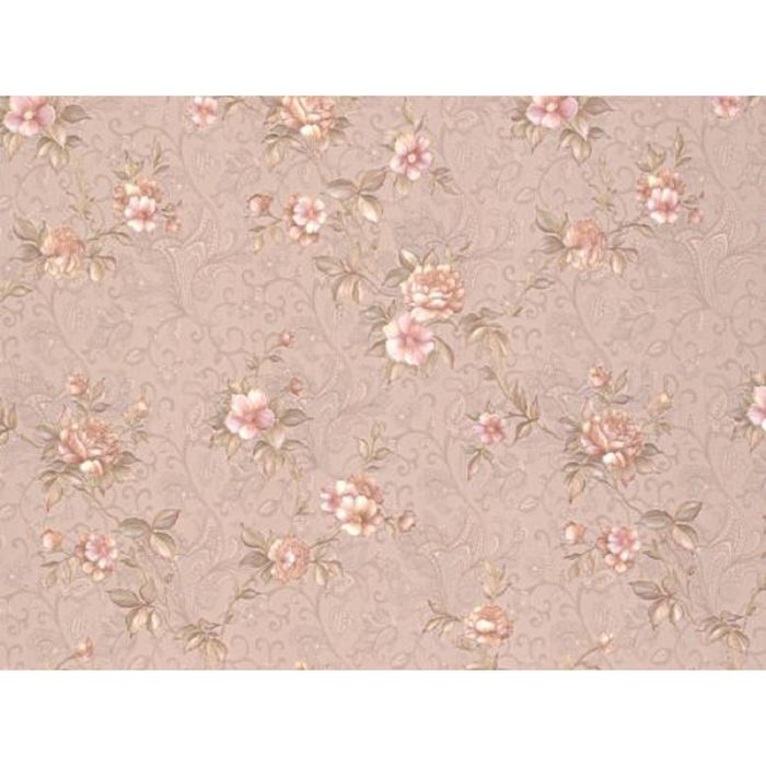 Обои виниловые горячего тиснения 8507 (12) "Сеньорита", шоколад, 1,06х10 м