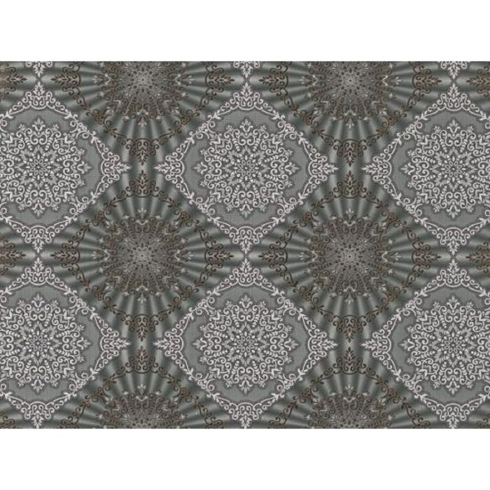 Обои виниловые горячего тиснения 8509 (10) "Гармония", серая сталь, 1,06х10 м