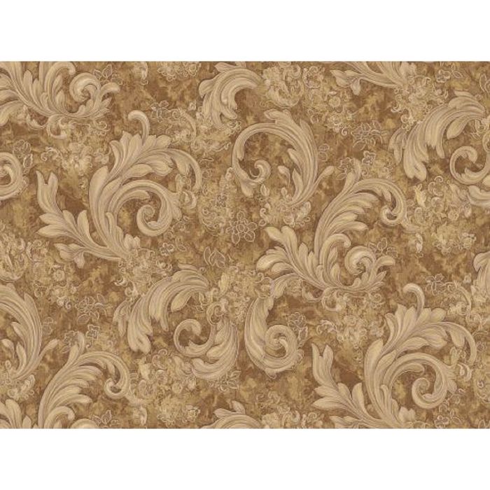 Обои виниловые горячего тиснения 8510 (12) "Ибица", шоколад, 1,06х10 м