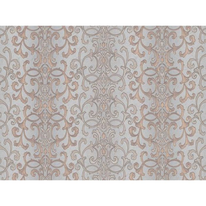 Обои виниловые горячего тиснения 8516 (03) "Шанталь", голубые, 1,06х10 м