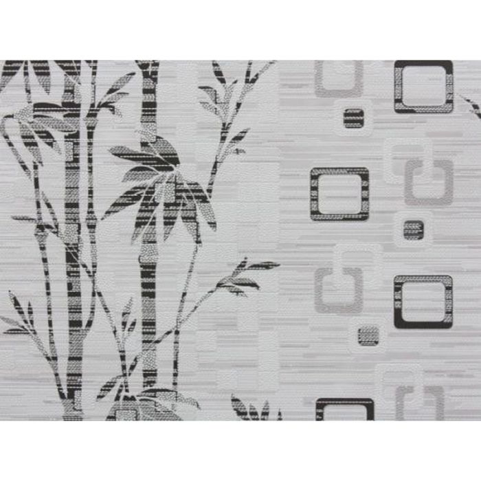 Обои акриловые 5094 (10) "Бамбук", серая сталь, 0,53х10м