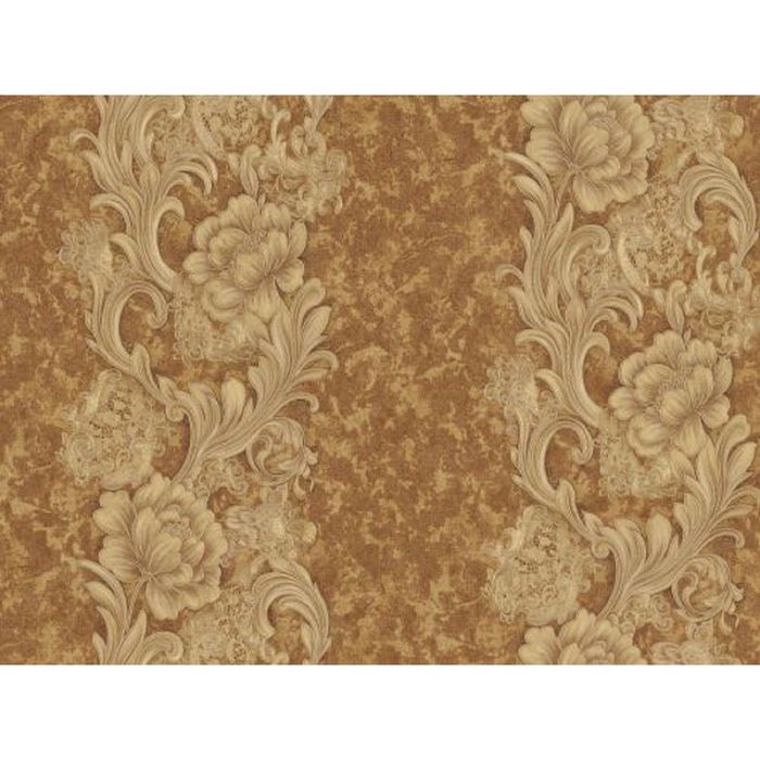 Обои виниловые горячего тиснения 8511 (12) "Ибица 2", шоколад, 1,06х10 м