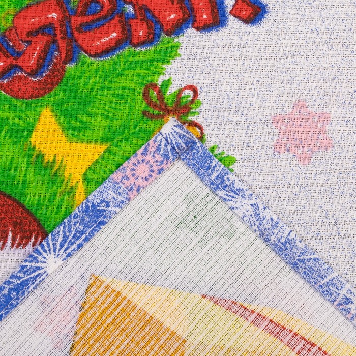 Набор кухонных полотенец - 3 шт., цвет МИКС (45х60 см-2 шт., вафля; 30х60 см-1 шт., махра)