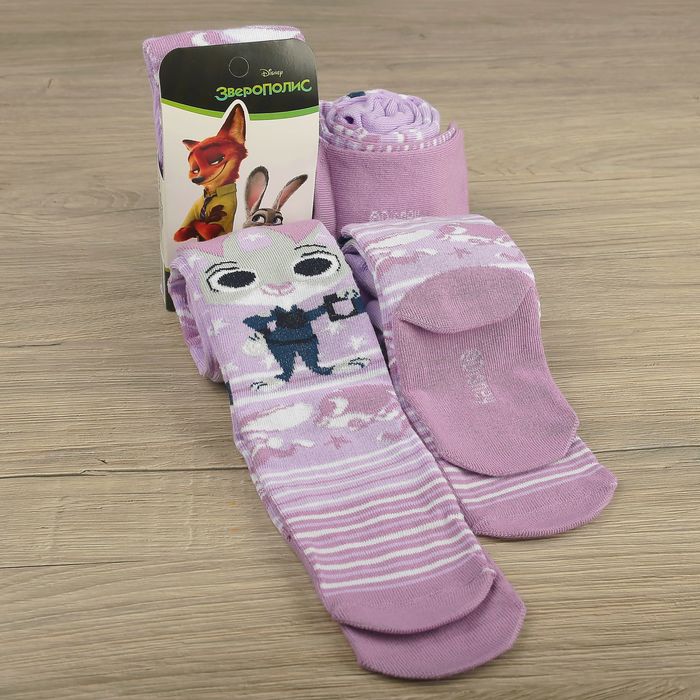 Детские колготки "Джуди",Зверополис, Дисней, рост 116-122 см, 6-7 лет