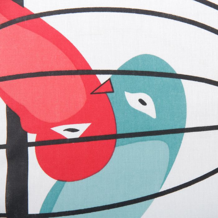 Постельное бельё АДЕЛЬ «Первая любовь» 1,5 сп, размер 145х210 см, 145х210 см, 70х70 см-1 шт., поплин 125 г/м²