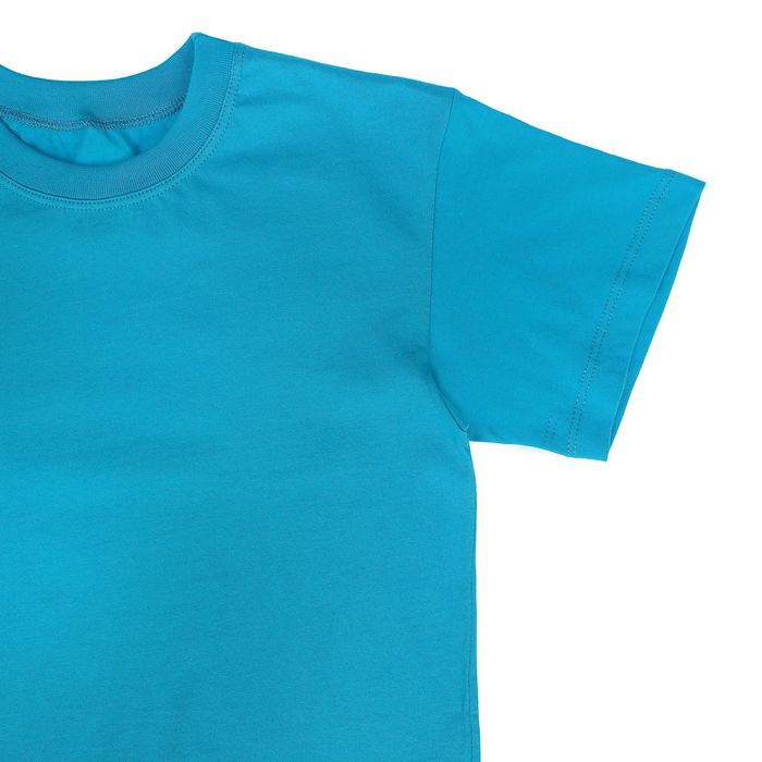 Футболка детская, рост 146 см, цвет бирюзовый Н116
