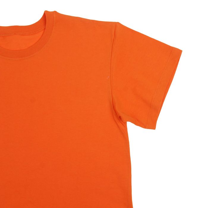 Футболка детская, рост 146 см, цвет оранжевый Н116