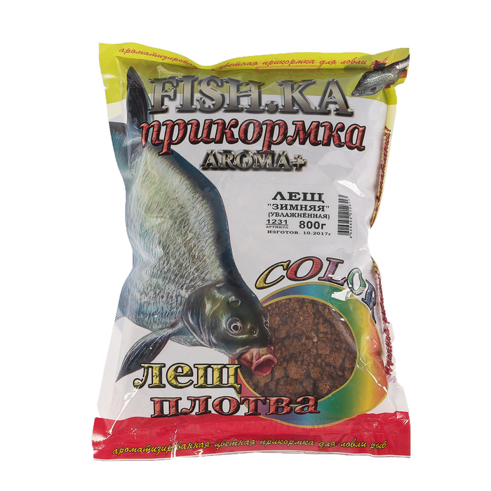 Прикормка Fish-ka &quot;Зима&quot; Лещ увлажнённая, вес 0,8 кг